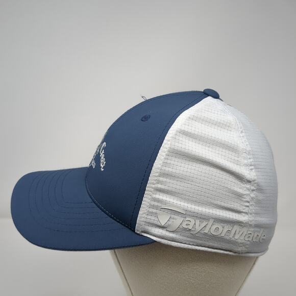 Falcon Crest Golf Club Fitted Hat Blue Medium Embroidered Adidas Climacool - Picture 3 of 9